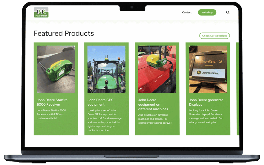 PK Machinery Website